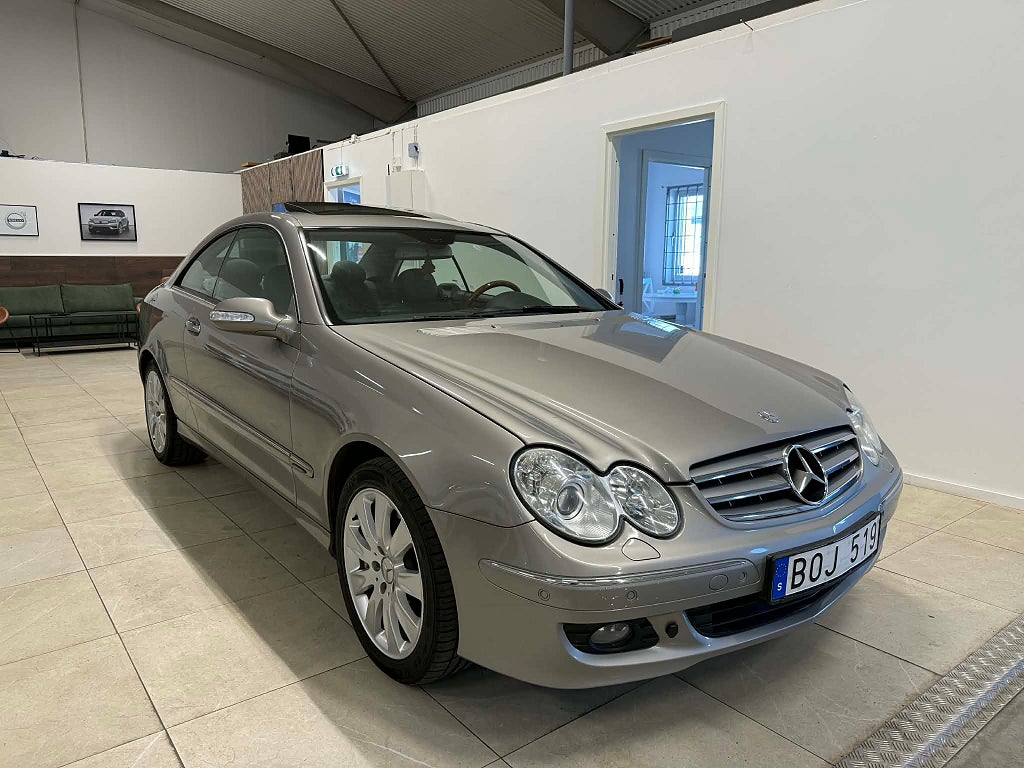Mercedes-Benz CLK 350 Coupé Toppskick Taklucka Skinn GPS P-Sensor