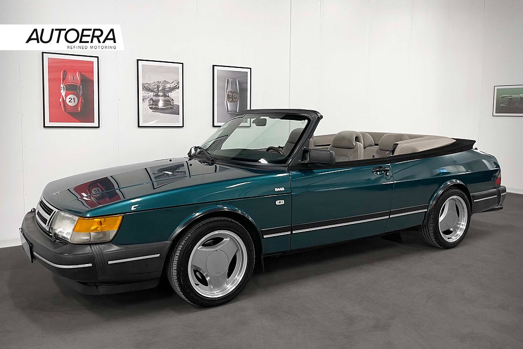 Saab 900 Cabriolet 16V - Svensksåld pressbil/Väldokumenterad