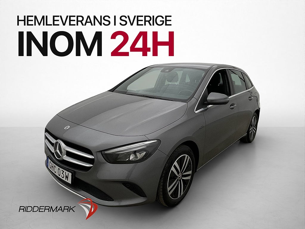Mercedes-Benz B 250 e 218hk Wide B-Kamera Navi Halvskinn