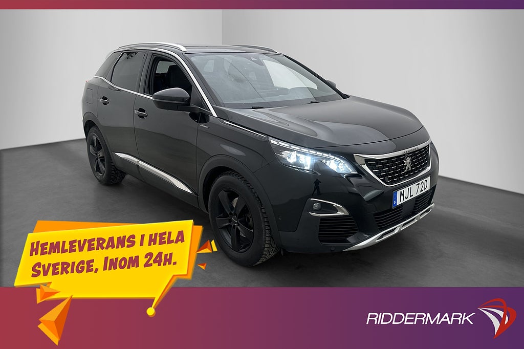 Peugeot 3008 177hk GT-Line Panorama Focal Kamera Drag