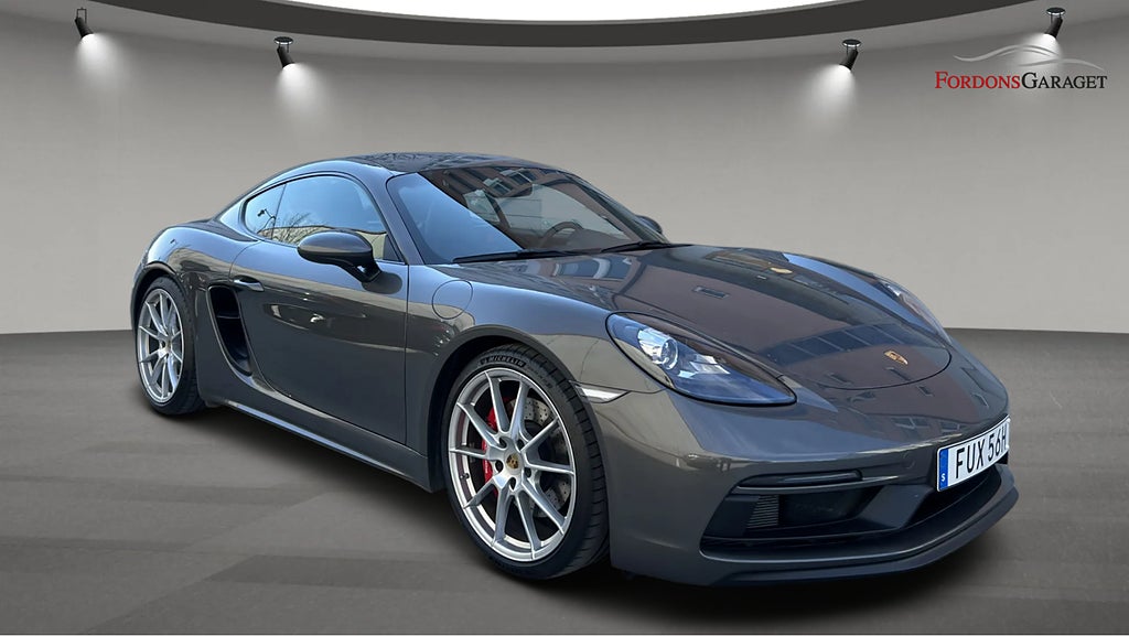 Porsche 718 CAYMAN GTS 4.0 MANUELL 980MIL UTÖKAD KOLFIBER SVENSK