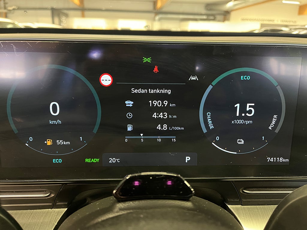 Hyundai Kona Hybrid 1.6 141hk AUT /S+V/Värmare/LED-Ramp/Fullservad thumbnail