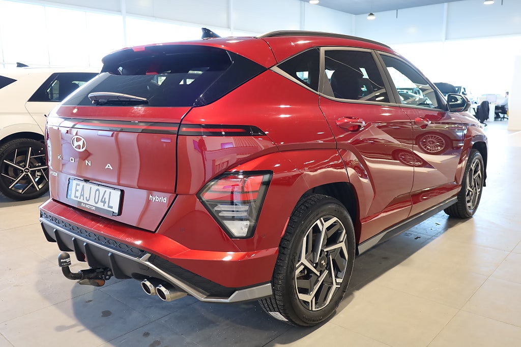 Hyundai Kona Hybrid DCT N-Line Drag 360° Navi Keyless Rattvärme 2025