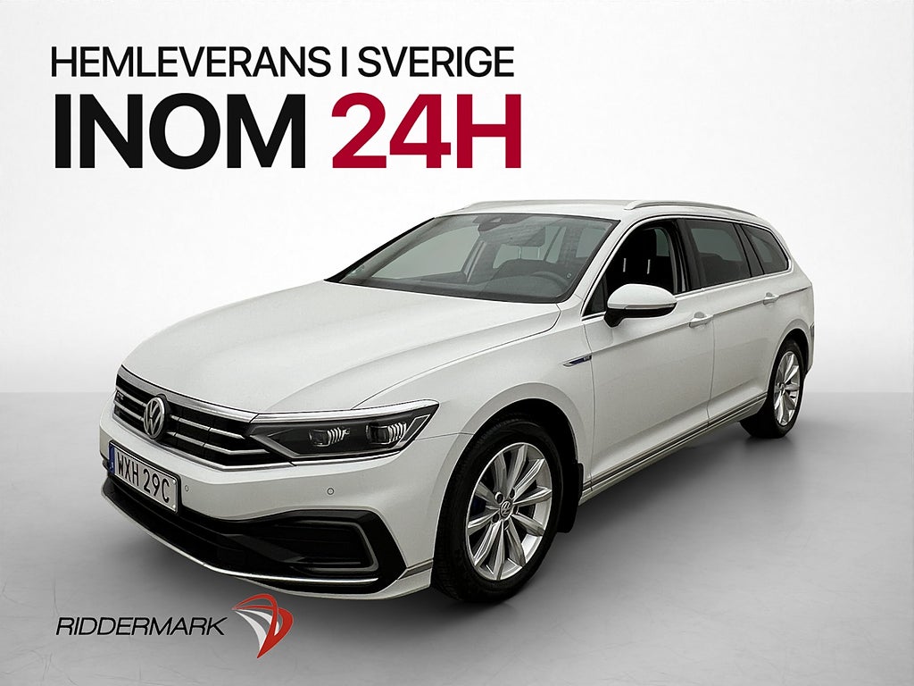 Volkswagen Passat GTE 218hk Drag Kamera CarPlay Halvskinn