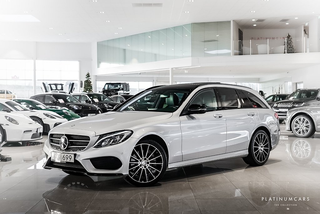 Mercedes-Benz C 400 T 4M AMG Line 333hk / Pano / Burmes