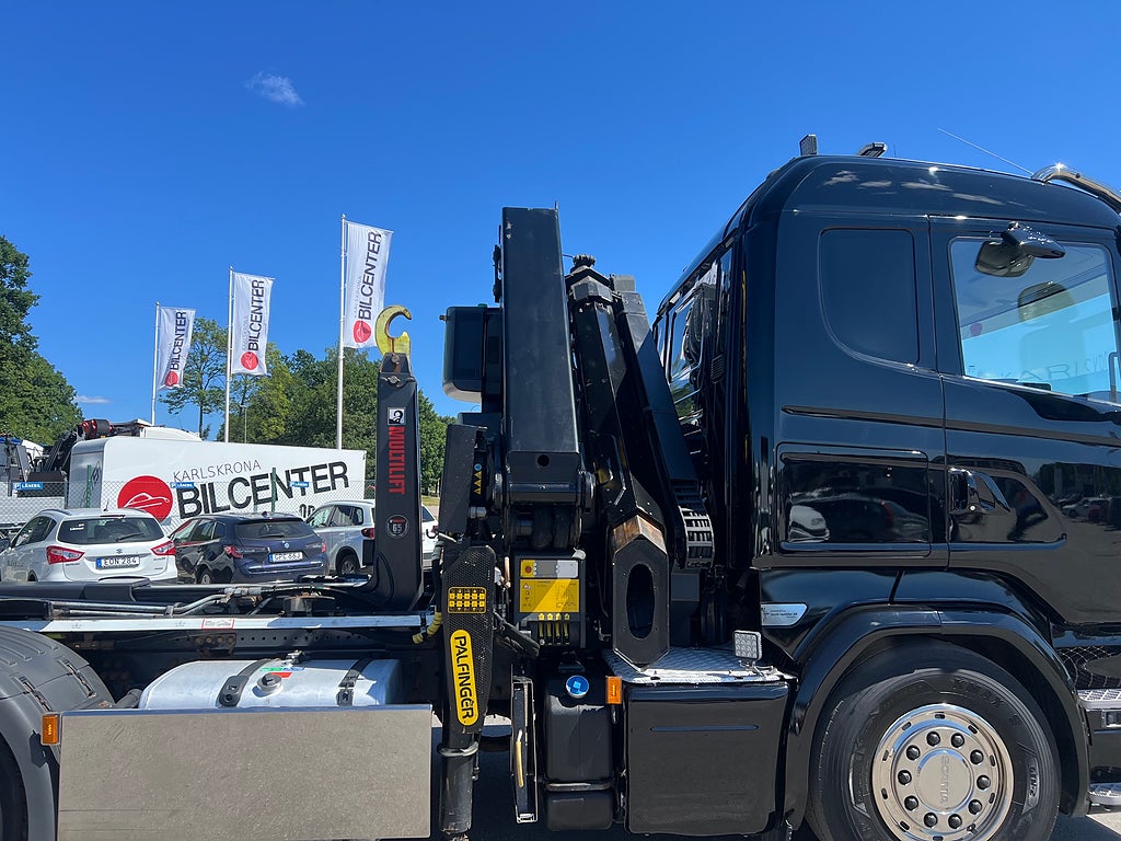 Scania R490 8x4*4 Tridem Kranväxlare, Palfinger 27002 Kran
