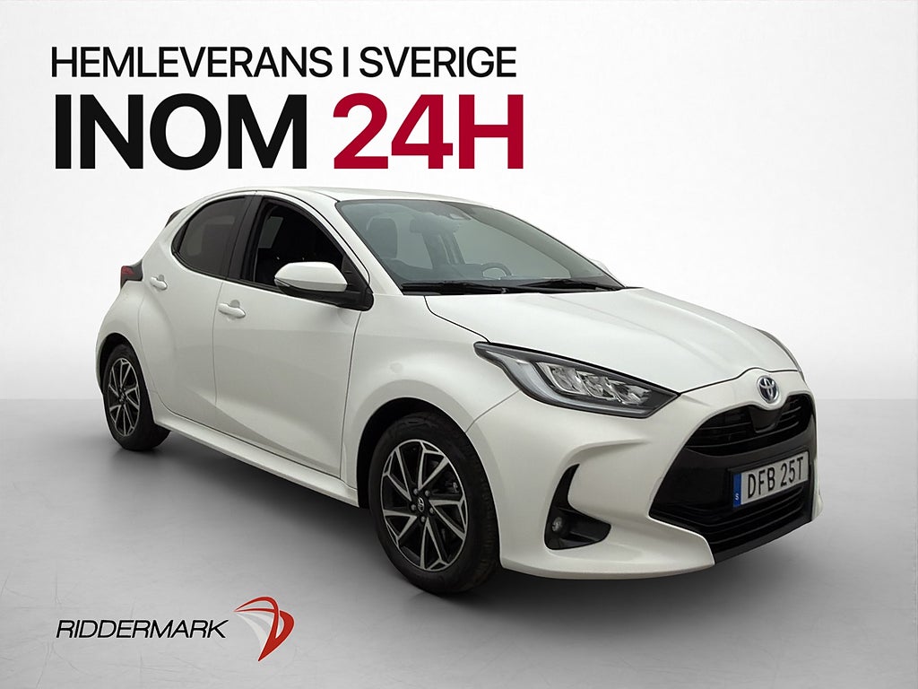 Toyota Yaris Hybrid Active Plus Kamera Rattvärm Adaptiv-Fart
