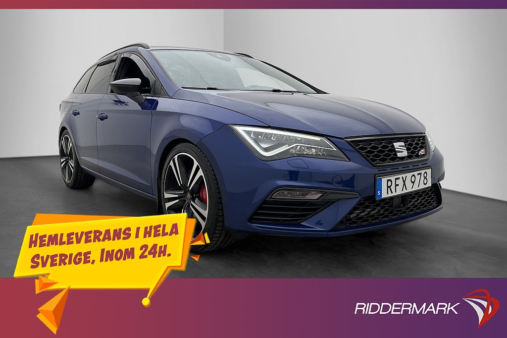 Seat Leon Cupra ST 4D 300hk Kamera Navi Adapt-fart Ambient