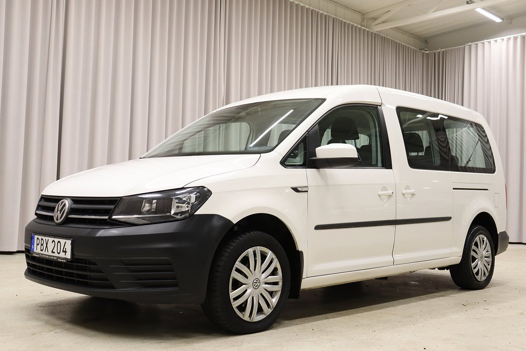 Volkswagen Caddy Maxi Life 2.0 TDI 102HK 7-Sits Drag EnÄgare Moms