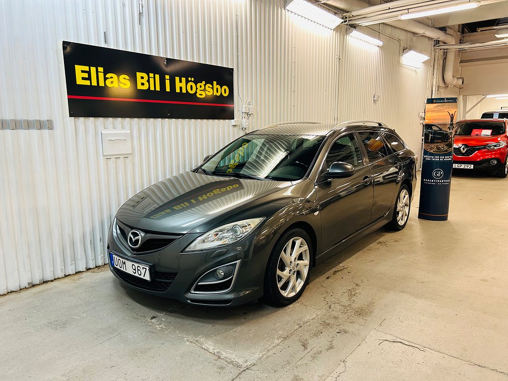 Mazda 6 Wagon 2.2 MZR-CD Fjärrstyrd värmare 180Hk 6-växlad 