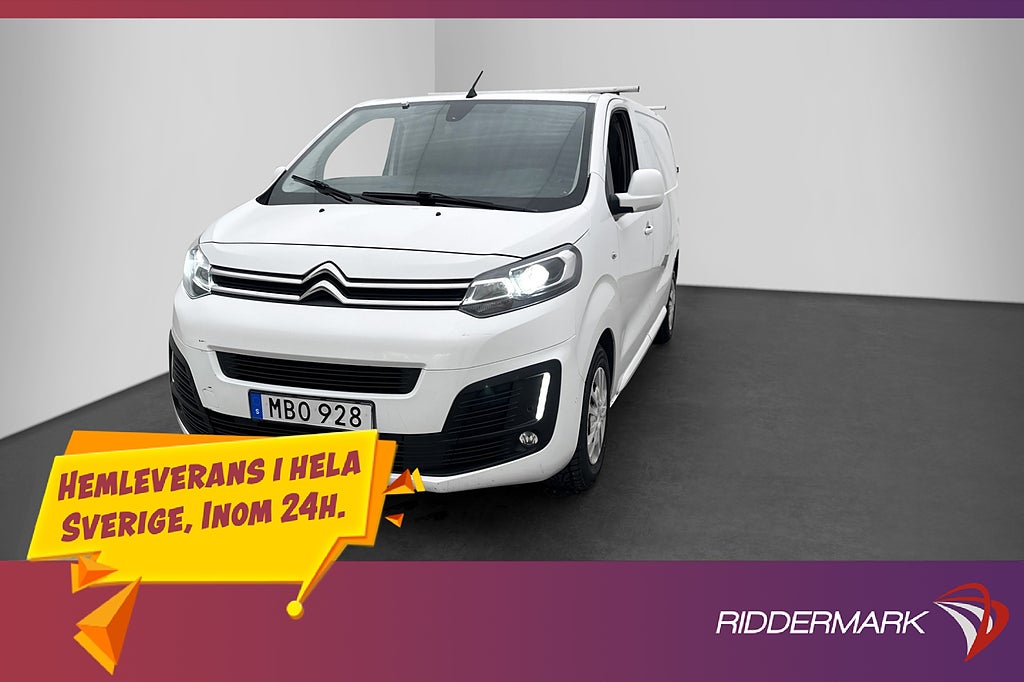 Citroën jumpy L2 177hk Värm Drag Kamera 3-Sits CARPLAY Moms