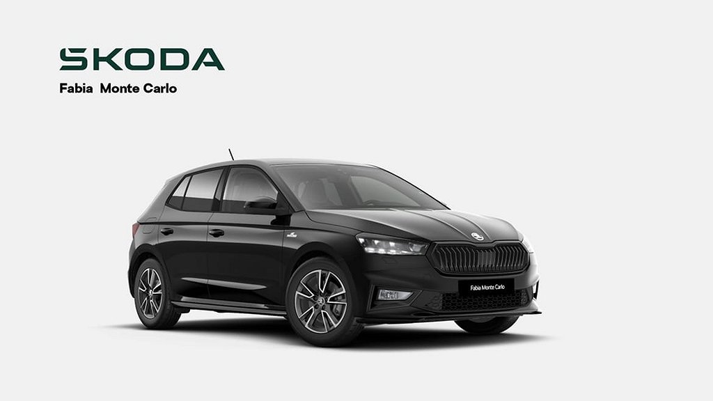 Skoda Fabia Monte Carlo Lagerbilar finns hemma!