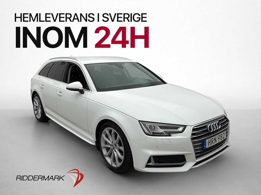Audi A4 40 TDI Q 190hk Proline Värmare Bluetooth Drag