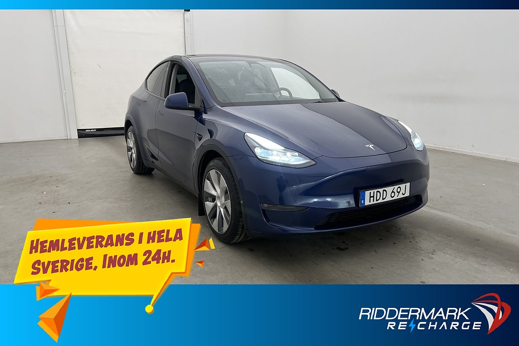 Tesla Model Y Long Range AWD AP Drag 1 brukare Svensksåld