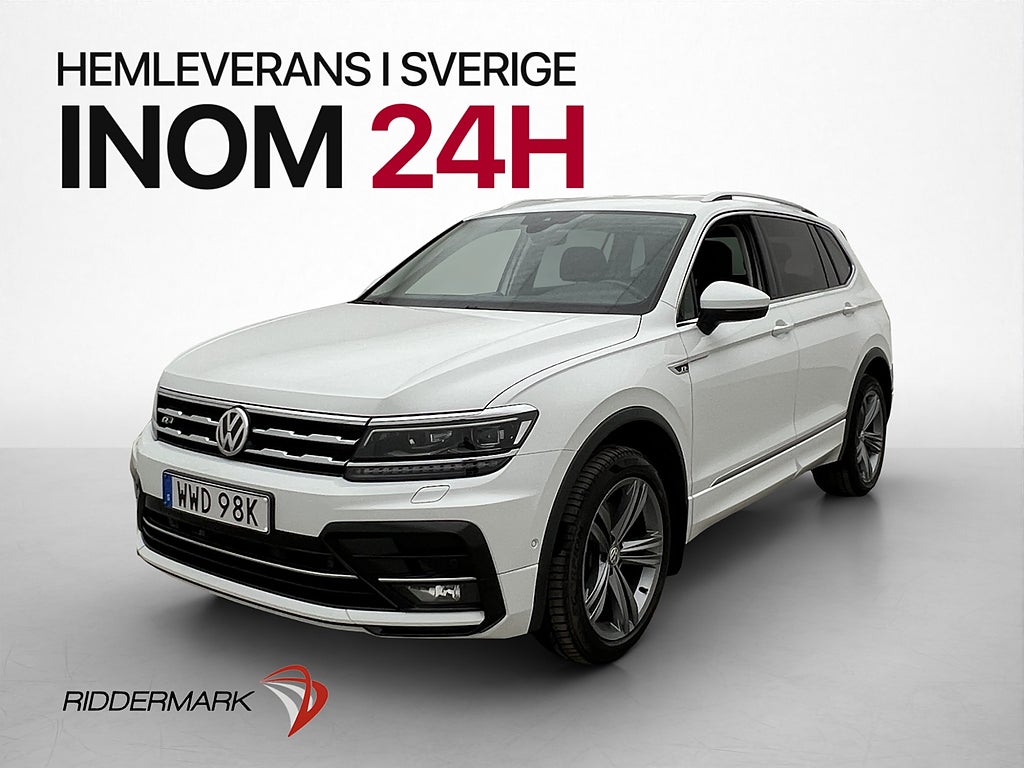Volkswagen Tiguan Allspace R-Line 7-Sits Drag Värm Cockpit