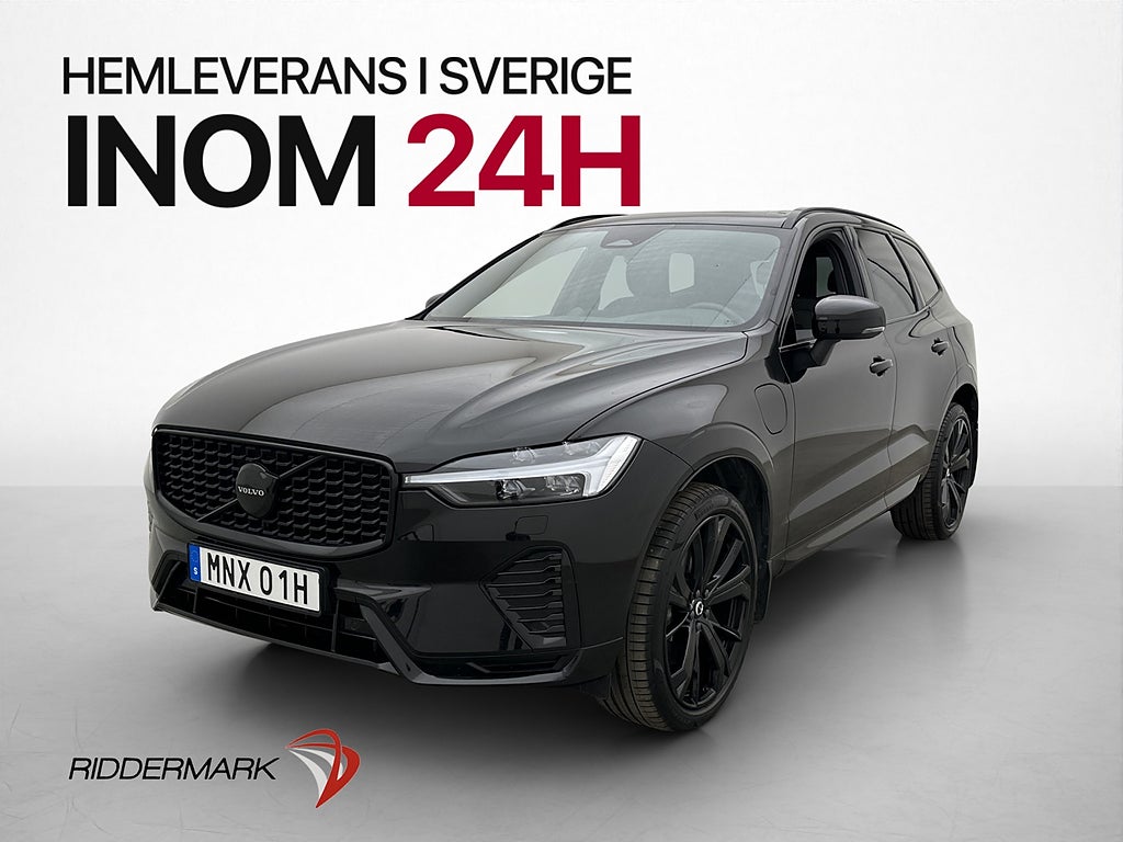 Volvo XC60 T6 Recharge AWD Plus Dark Black B&W Pano Drag