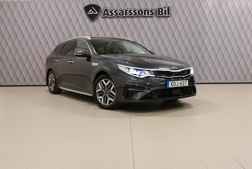 Kia Optima Sport Wagon PHEV 360 kamera Taklucka Läder Drag