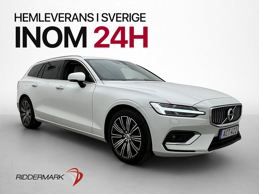 Volvo V60 D3 Inscription Drag Värmare Skinn Kamera HUD BLIS