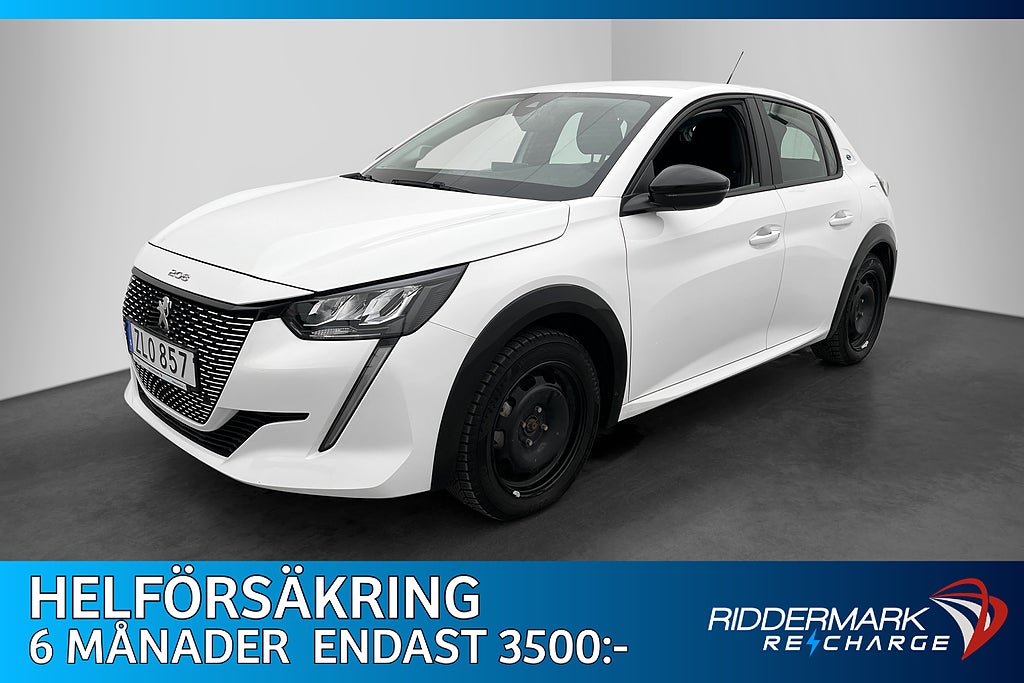 Peugeot E-208 136hk Active Pack CarPlay Sensorer Farthållare