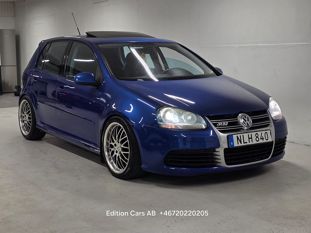 Volkswagen Golf R32 3.2 V6 4Motion R32/Nybesiktigad/Tacklucka
