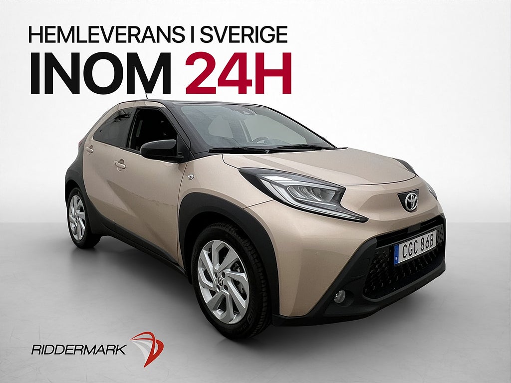 Toyota Aygo X 1.0 72hk Pulse Kamera Navi CarPlay Adapti-Fart