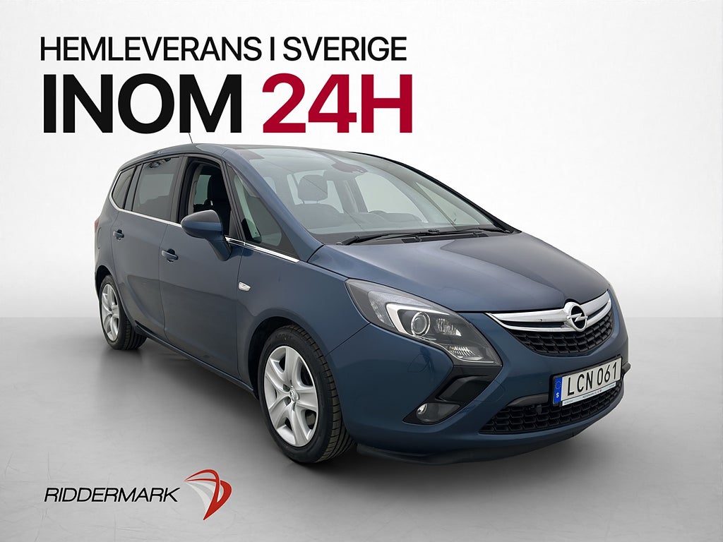 Opel Zafira Tourer 170hk Business 7-Sits Pano M-Värm Drag