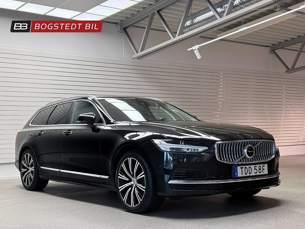Volvo V90 Recharge T6 AWD 350hk Inscription|Läder|Drag|360°|H/K