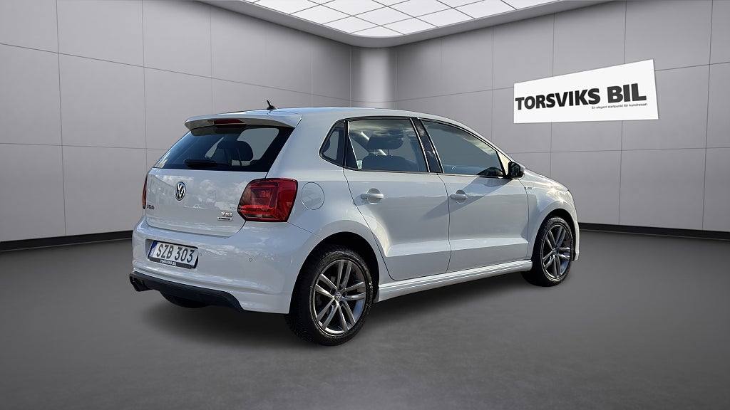 Volkswagen Polo 5-dörrar 1.2 TSI R-Line Base P-Sensorer Ny servad - miniatyr 6