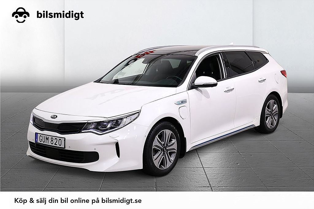 Kia Optima SW PHEV Pano Läder 360° Navi H/K Keyless MOMS 205hk