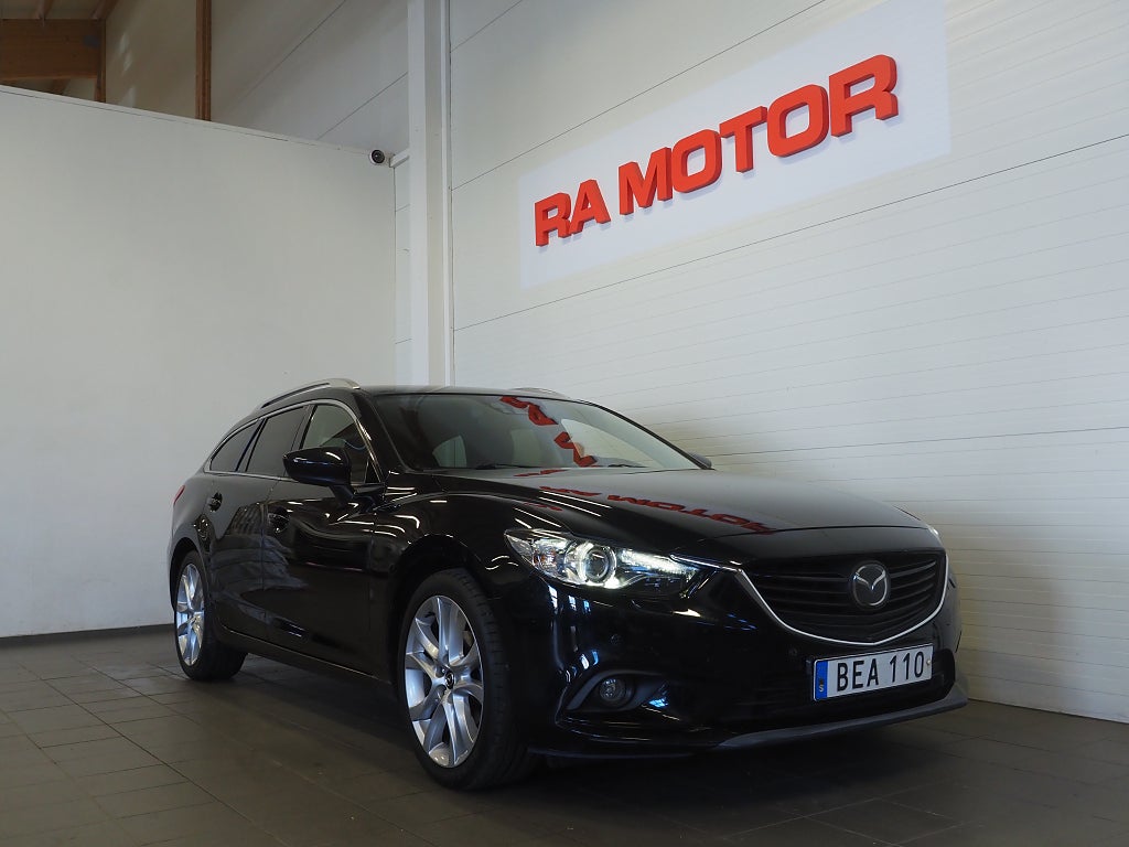 Mazda 6 Wagon 2.2 SKYACTIV-D Optimum 175hk | B-Kamera | Navi | 2014