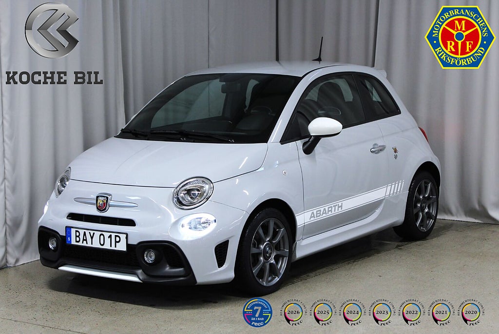 Abarth 595 1.4 T-JET 145hk, Nardogrå, S&V-hjul