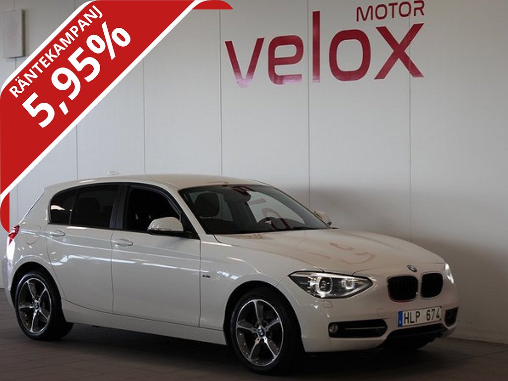 BMW 120 d 5-dörrars Sport line Farthållare 184hk 5,95%