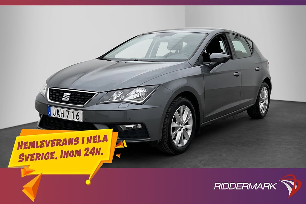 Seat Leon 1.2 TSI 110hk  P-Sensorer Bluetooth Få brukare