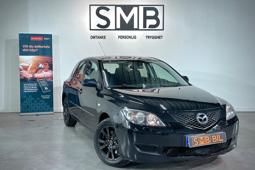 Mazda 3 Sport 1.6i MZR 105hk Nybesiktigad