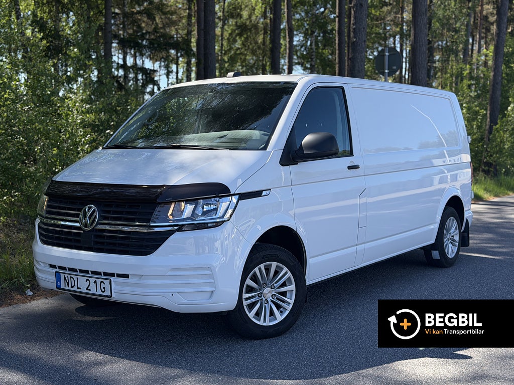 Volkswagen Transporter 2.0 TDI DSG/L2/Leasbar/Drag/Inredning/B-kamera/Värmare