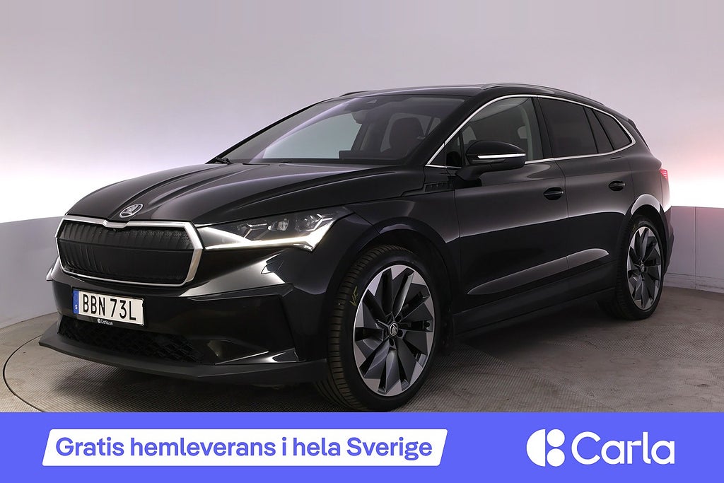 Skoda Enyaq iV 80 High Plus Läder Pano 360 HUD Elstol Drag