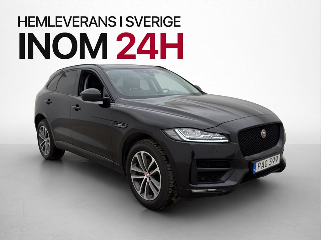 Jaguar F-Pace 30d AWD R-Sport Värmare Meridan Pano Drag