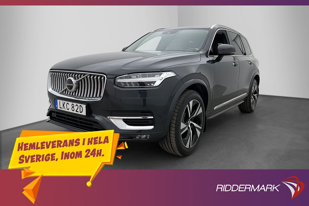 Volvo XC90 B5 AWD Inscription 7-Sits Luftfjäd VOC Pano 360°