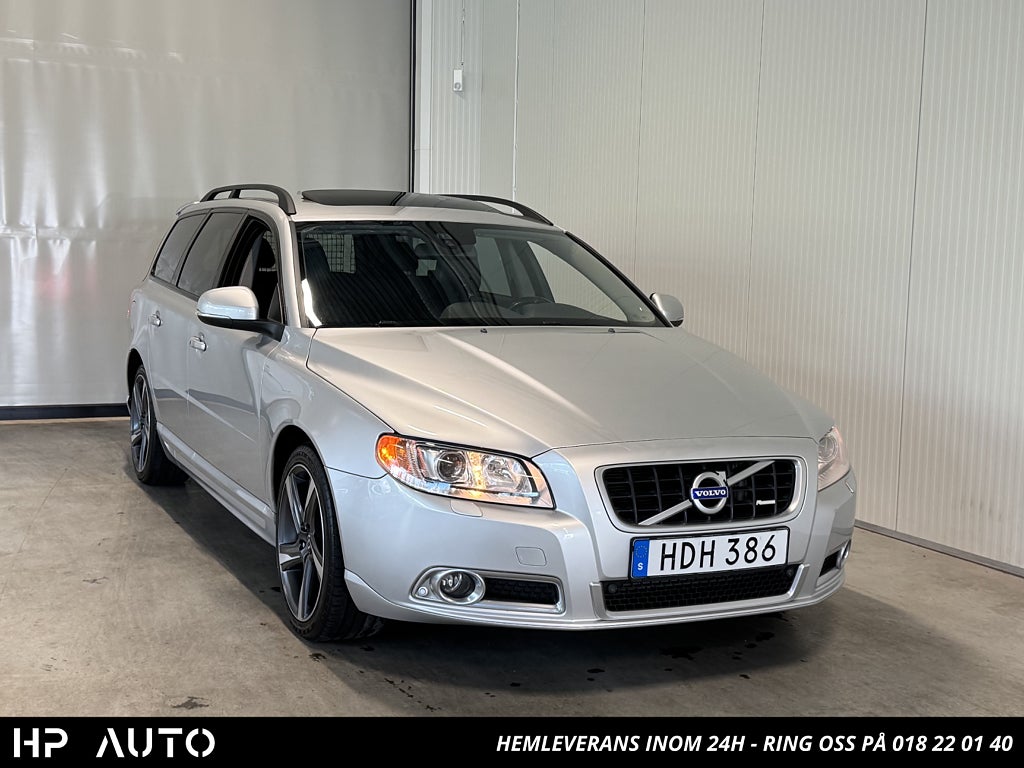 Volvo V70 D4 R-Design Taklucka Skinn Navi Vinge 5-cyl 1 Ägare