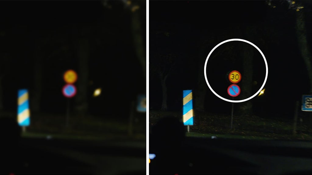 Så här dåligt ser 700 000 bilförare i Sverige, enligt Synbesiktningen.