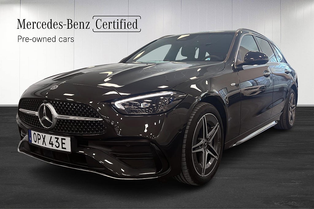 Mercedes-Benz C 300 e AMG Drag Dödvinkelassistent Rattvärme Keyless