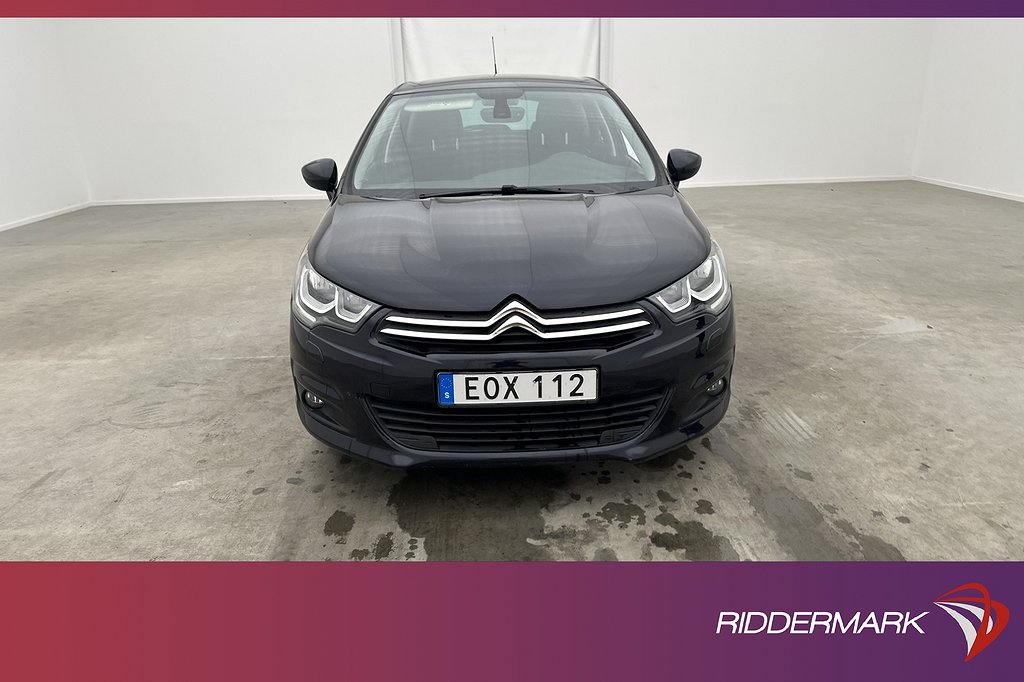 Citroën C4 1.6 BlueHDi 120hk Feel Sensorer  0,38l/mil