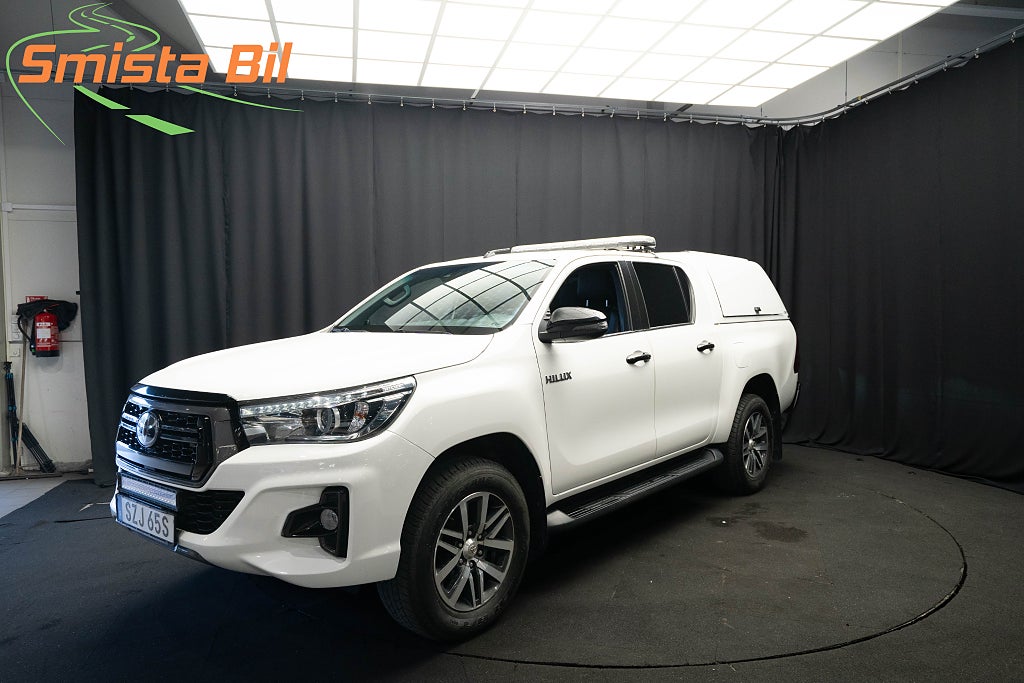 Toyota Hilux AWD KÅPA LÄDER D-VÄRMARE KAMERA DRAG 1-ÄGARE MOMS