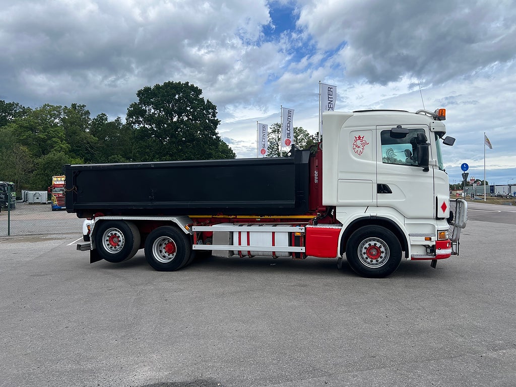 Scania R500 V8 6x2*4 Manuell Växellåda, Lastväxlare inkl flak
