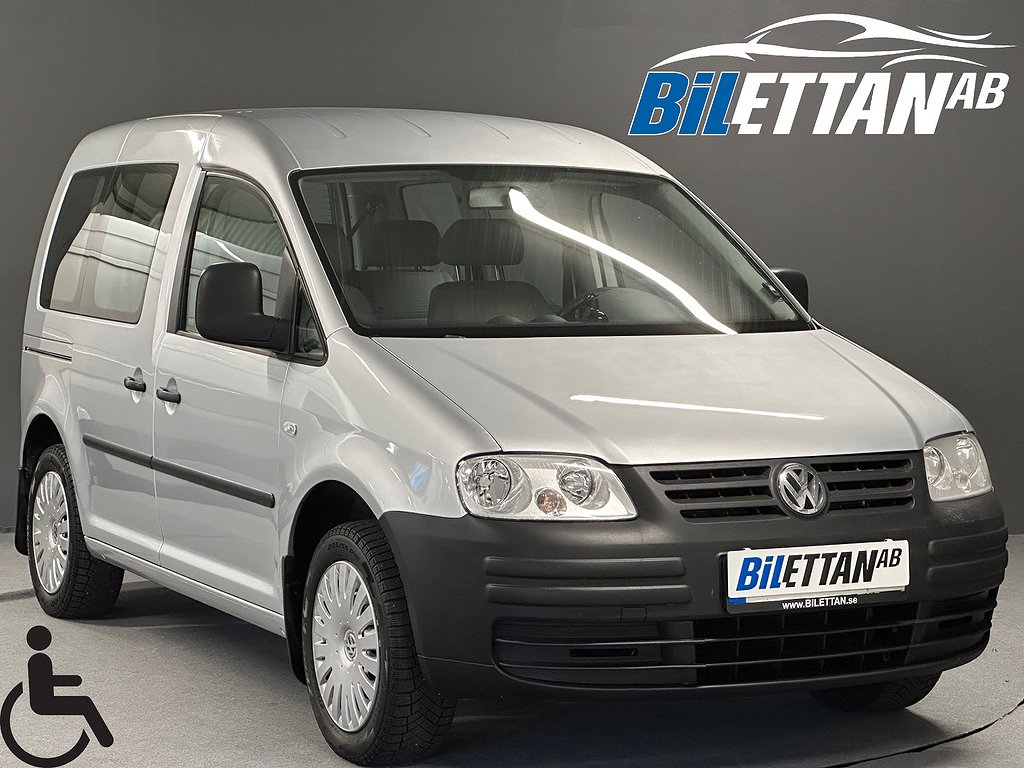 Volkswagen Caddy Kombi 1.6|Handikappanpassad|Golvsänkt