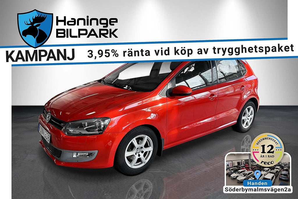 Volkswagen Polo 5-DR 1.4 MPI MASTERS SUPERDEAL 3.95% / LÅGMILAD / DRAG