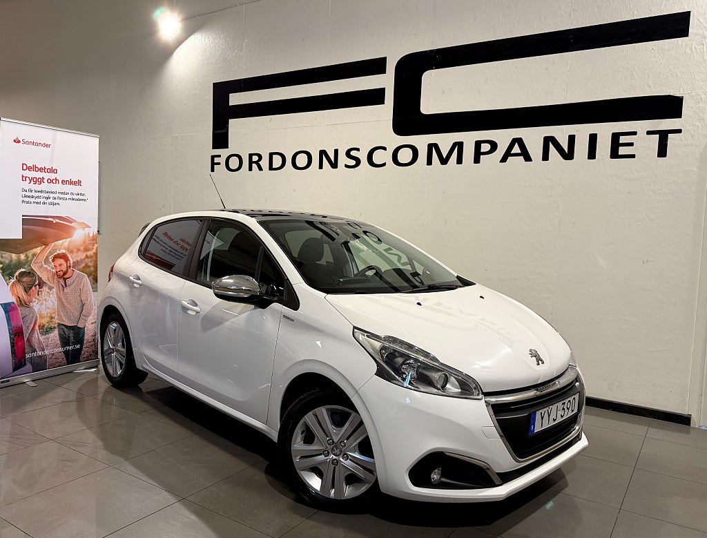 Peugeot 208 5-dörrar 1.2 PureTech BT Panorama Farthållare