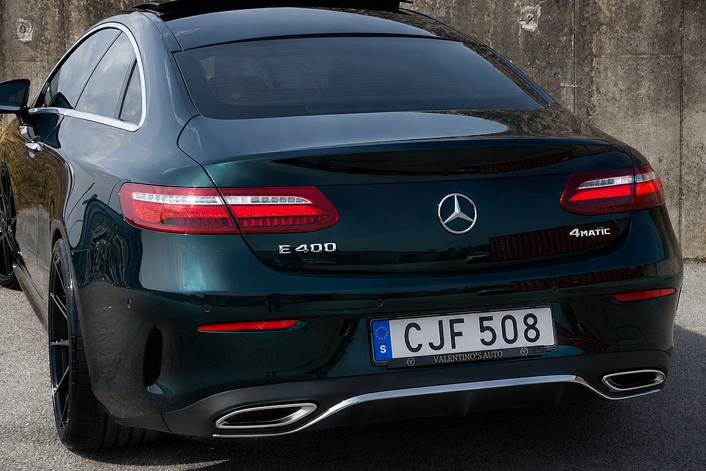Mercedes-Benz E 400 4M Coupé AMG|Emerald Green|Burmester|Pano|Luft|