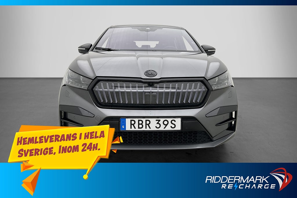 Skoda Enyaq Coupé RS 299hk Crystal Face Pano Canton HUD Drag