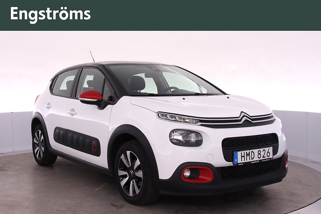 Citroën C3 1.2 VTi 82HK Carplay P-Sensor Fullservad
